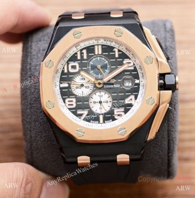 Faux Audemars Piguet Royal Oak Offshore Auto watches 26405NR Rose Gold Bezel